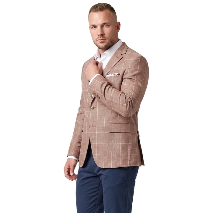 Kaufen Sie Henk ter Horst Blazer Brique - Modern Fit mit Karomuster für nur 127,96 € bei Henk ter Horst fashion