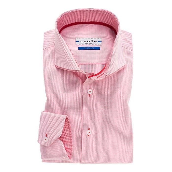 Kaufen Sie Ledûb hemd tailored fit rot für nur € 71,96 bei Henk ter Horst fashion