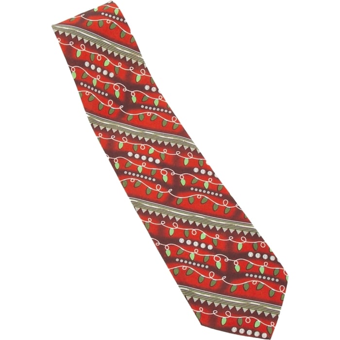 Kaufen Sie Weihnachtskrawatte Weihnachtsbeleuchtung motiv Röt für nur € 39,95 bei Henk ter Horst fashion