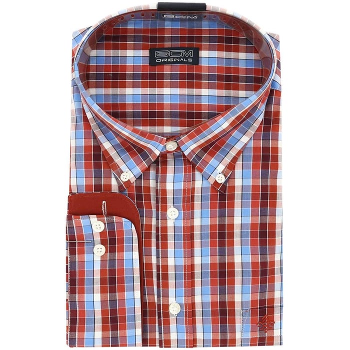 Kaufen Sie GCM Originals Hemd Rot Blau Karomuster für nur € 29,95 bei Henk ter Horst fashion