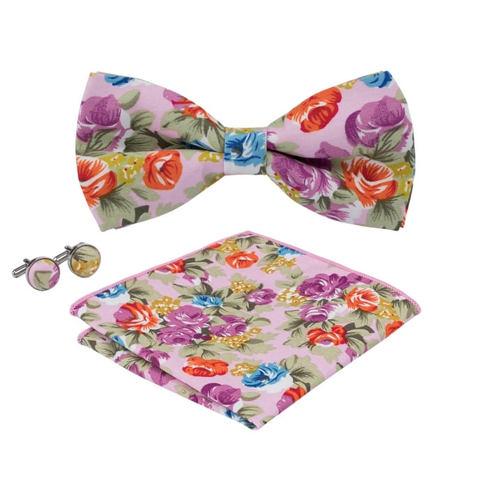 Kaufen Sie Fliege, Einstecktuch, Manschettenknöpfe Set. für nur € 49,95 bei Henk ter Horst fashion