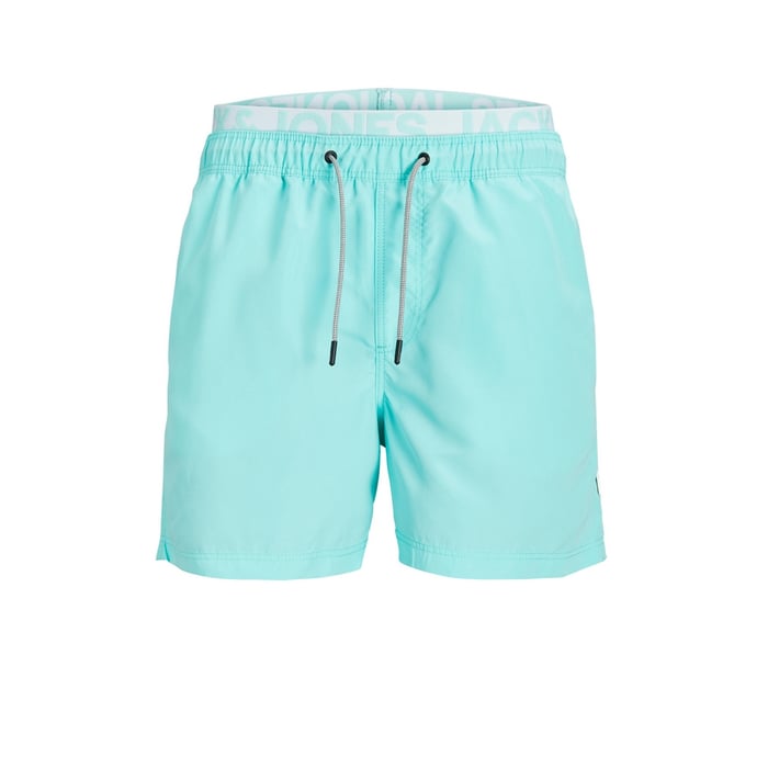 Kaufen Sie Jack & Jones Badeshorts mit Band Türkis für nur € 29,99 bei Henk ter Horst fashion