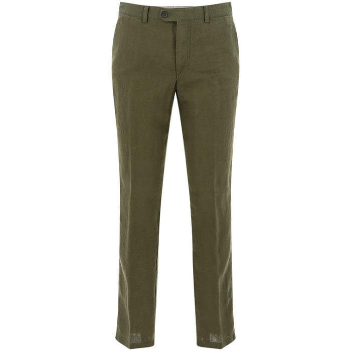 Kaufen Sie Henk ter Horst Leinenhose Modern Fit Oliv für nur € 99,95 bei Henk ter Horst fashion