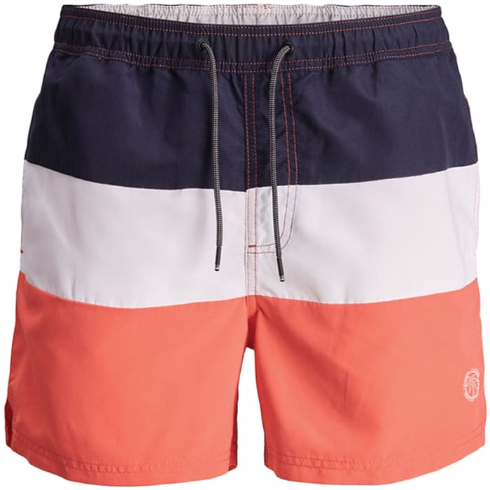 Kaufen Sie Jack & Jones jjibali Colorblocking Badeshorts Orange für nur € 19,99 bei Henk ter Horst fashion