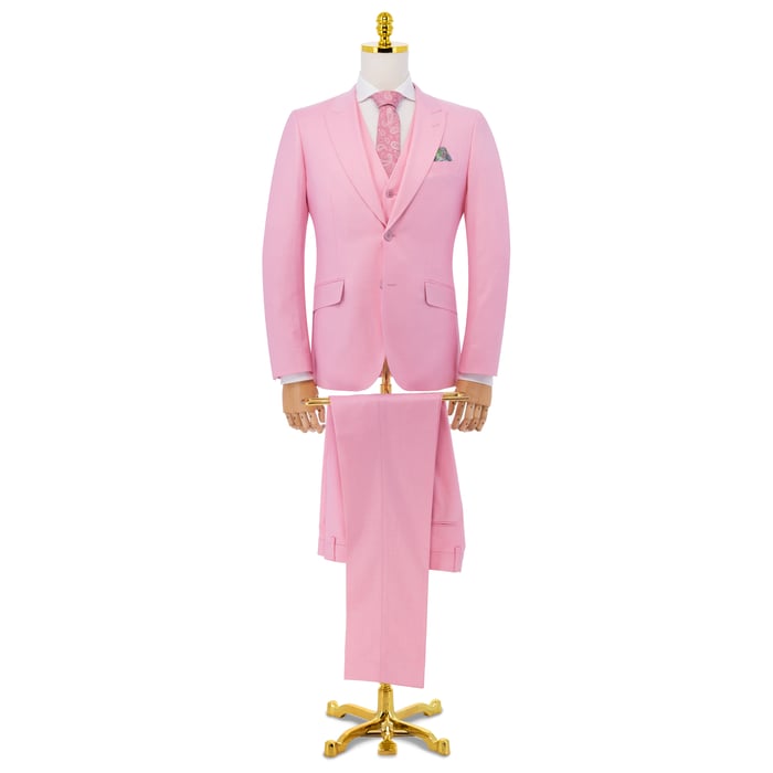 Kaufen Sie 3-teiliger Anzug von Henk ter Horst, Tropical Meliert, Rosa  für nur € 199,95 bei Henk ter Horst fashion