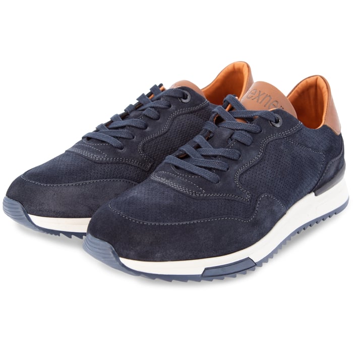 Kaufen Sie Exner Herren Wildleder-Trainer Schnürschuh Dunkelblau für nur € 149,95 bei Henk ter Horst fashion