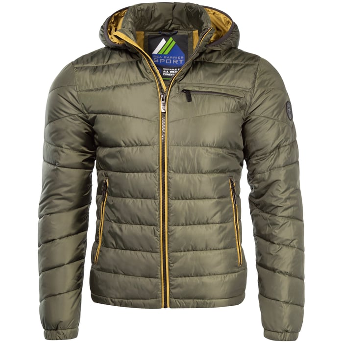 Kaufen Sie Sea Barrier Steppjacke mit abzippbarer Kapuze Dunkelgrün für nur € 169,95 bei Henk ter Horst fashion