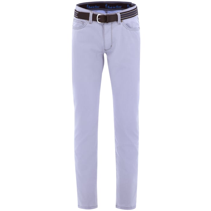 Kaufen Sie Exner Herren Baumwolle Stretch Sommerhose mit elastischem Bund Hellblau für nur € 69,95 bei Henk ter Horst fashion
