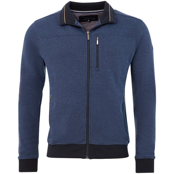 Kaufen Sie RB Boston Baumwoll-Strickjacke mit Reißverschluss gemischt Blau  für nur 104,95 € bei Henk ter Horst fashion