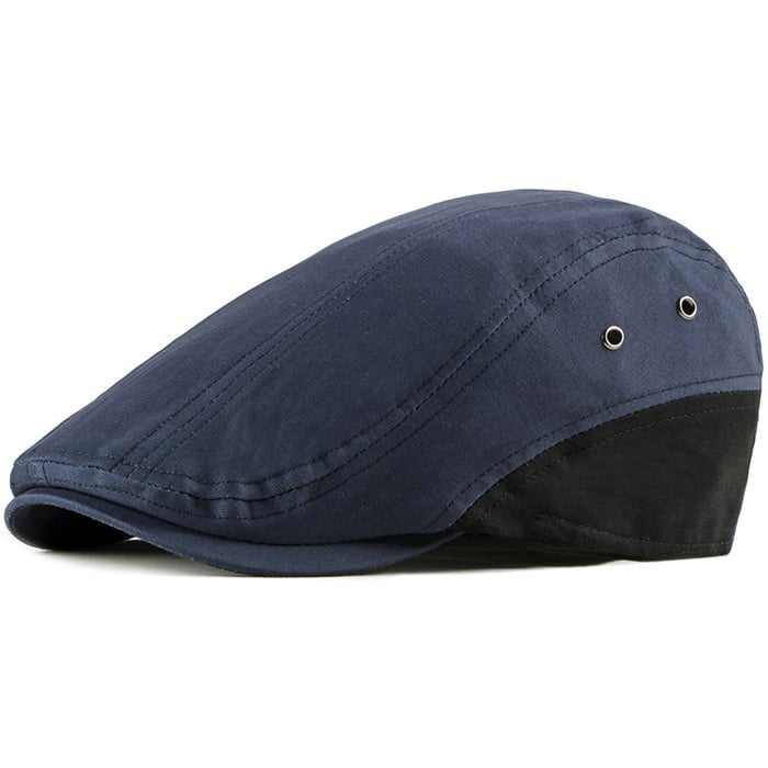 Kaufen Sie Flat cap katoenen twill pet met contrasterende zijpanelen Blauw für nur € 24,95 bei Henk ter Horst fashion