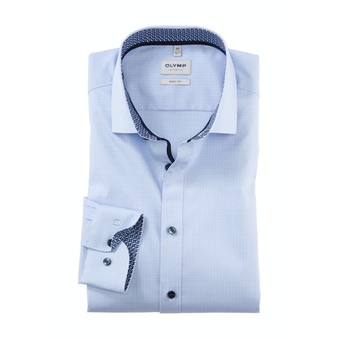 Kaufen Sie Olymp Level Five Slim Fit Business-Hemd blau für nur € 79,95 bei Henk ter Horst fashion