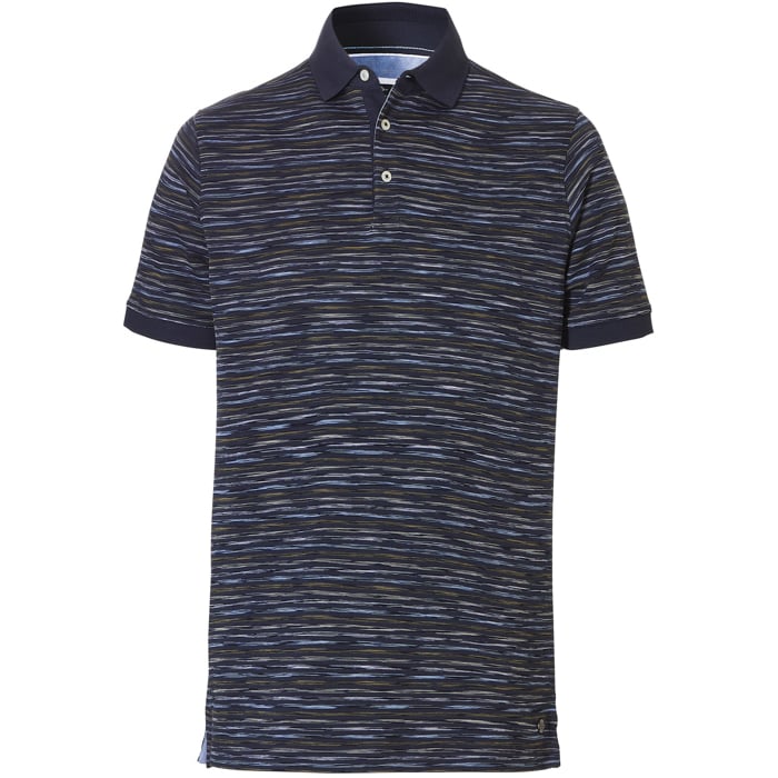 Kaufen Sie Baileys Herren Poloshirt modern gestreift Navy für nur € 69,95 bei Henk ter Horst fashion