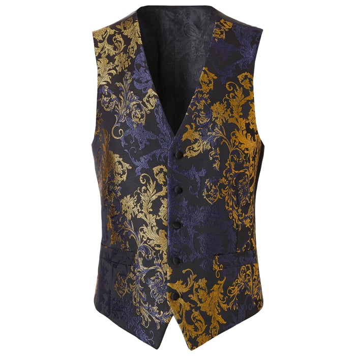 Kaufen Sie Henk ter Horst Barokdessin jacquard gilet Blauw für nur € 99,95 bei Henk ter Horst fashion