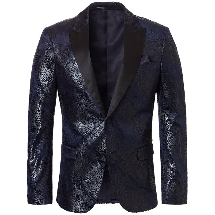 Kaufen Sie Henk ter Horst Samt Samt sakko Paisley Muster Blau für nur 118,97 € bei Henk ter Horst fashion