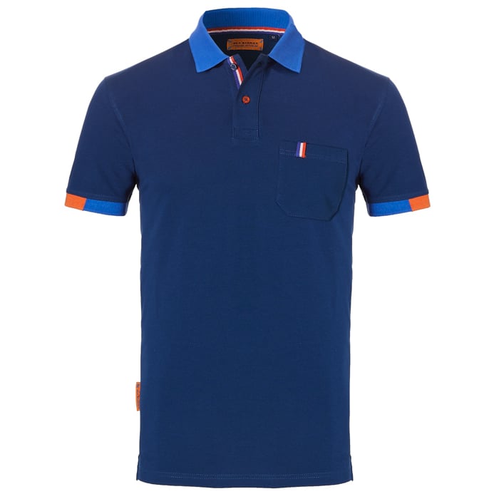 Kaufen Sie Sea Barrier heren poloshirt met korte mouwen en borstzakje Donkerblauw für nur 34,95 € bei Henk ter Horst fashion