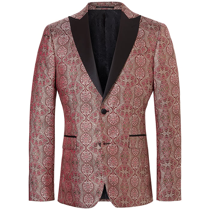 Kaufen Sie Henk ter Horst Lurex sakko im Art-Déco-Stil Design Rot für nur 132,97 € bei Henk ter Horst fashion