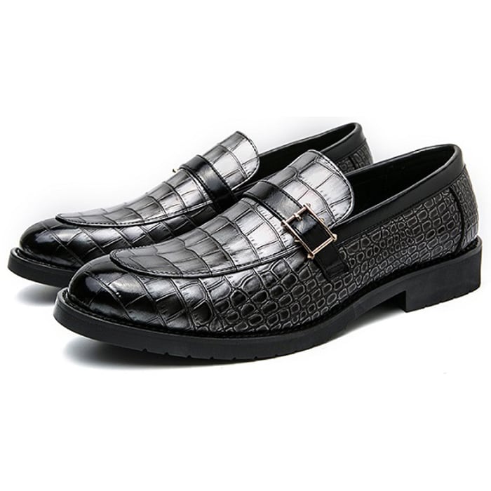 Kaufen Sie Henk ter Horst croco herenschoenen met gesp Grijs für nur 49,95 € bei Henk ter Horst fashion