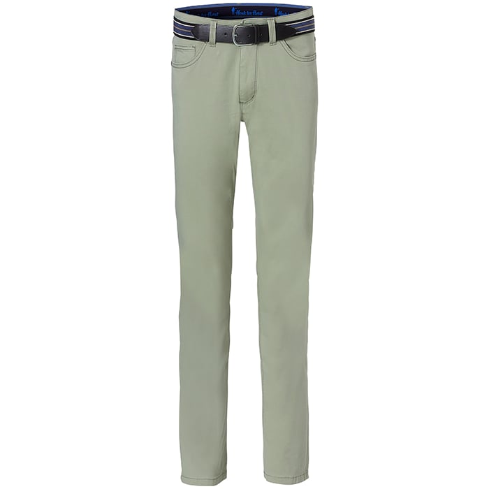 Kaufen Sie Exner katoenen 5-pocket broek met stretch Lichtgroen für nur 59,95 € bei Henk ter Horst fashion