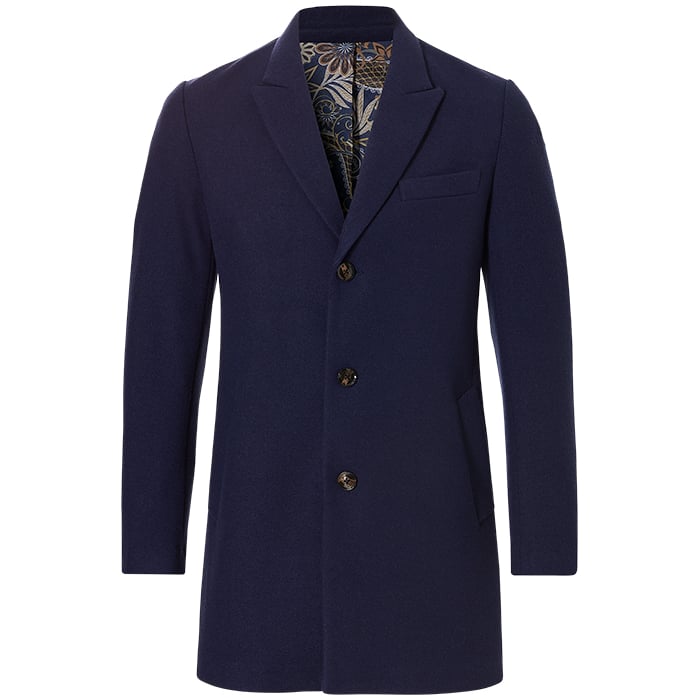 Kaufen Sie Henk ter Horst Kurzer Wollwintermantel Navy für nur 118,97 € bei Henk ter Horst fashion
