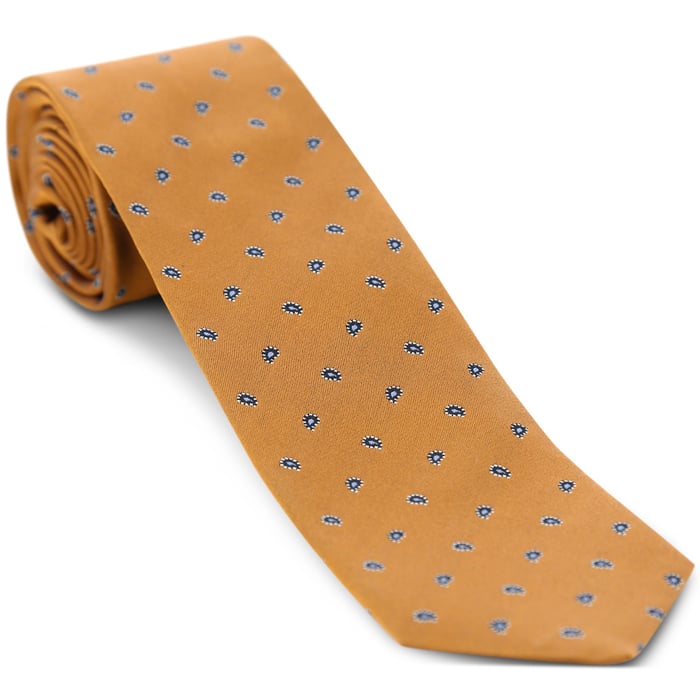 Kaufen Sie Profuomo tie silk woven ocre geel für nur € 69,95 bei Henk ter Horst fashion