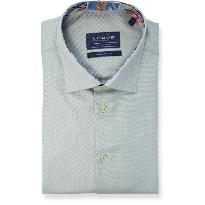 Kaufen Sie Ledub Hemd langarm modern fit Hellgrün Multicolor für nur € 79,95 bei Henk ter Horst fashion