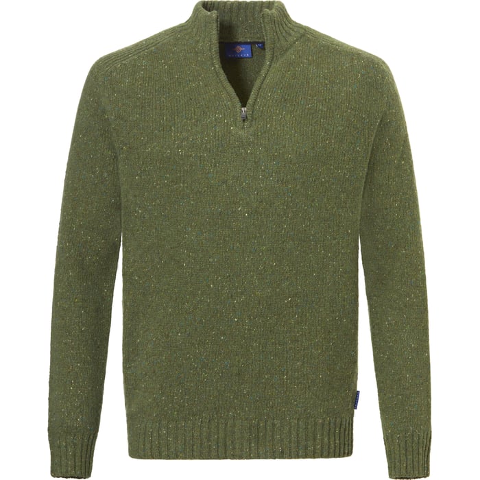 Kaufen Sie Baileys Strickpullover mit Reißverschluss | Meliert | Moosgrün für nur 119,95 € bei Henk ter Horst fashion