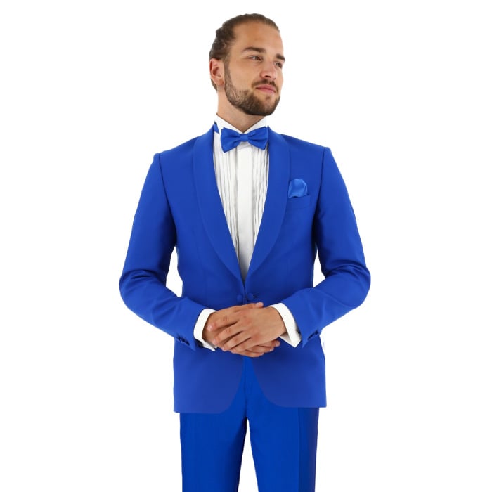 Kaufen Sie Henk ter Horst Mikrokammgarn Baukasten Smoking 2-teilig Blau für nur 179,90 € bei Henk ter Horst fashion