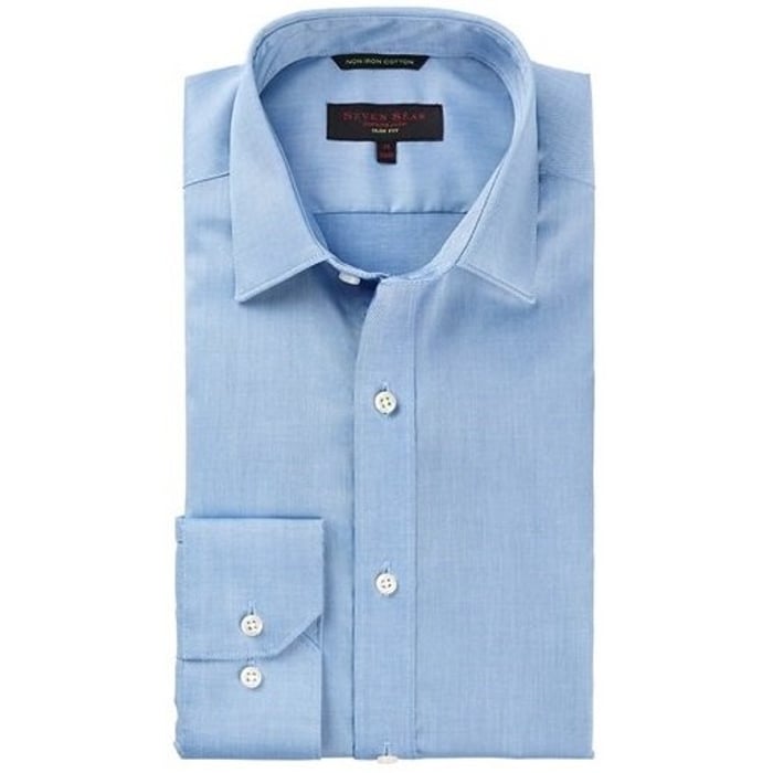 Kaufen Sie Seven Seas slim fit hemd hellblau für nur 54,95 € bei Henk ter Horst fashion
