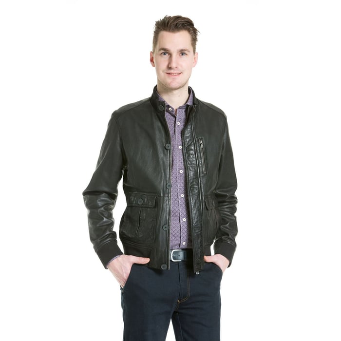 Kaufen Sie Redpoint Lederjacke Schwarz für nur  bei Henk ter Horst fashion