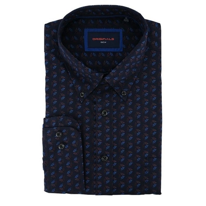 Kaufen Sie GCM Originals Hemd groß Männer fit Blau für nur € 49,95 bei Henk ter Horst fashion