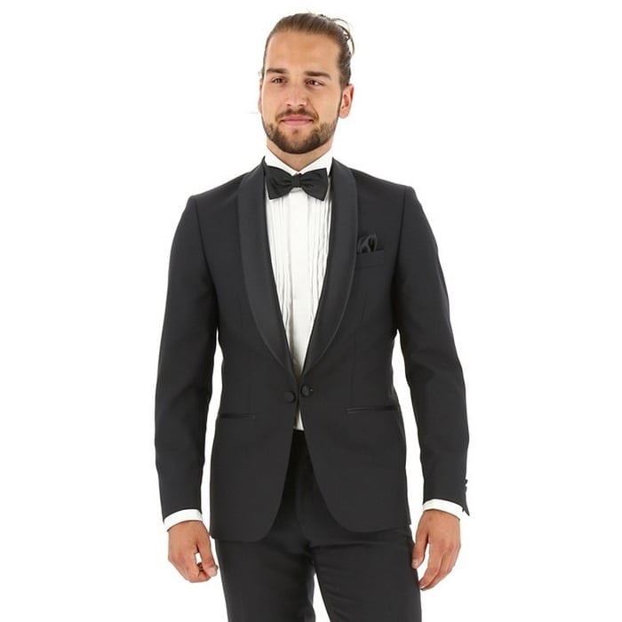 Kaufen Sie Smoking Jacke Slim Fit, Mikro Kammgarn für nur € 79,95 bei Henk ter Horst fashion