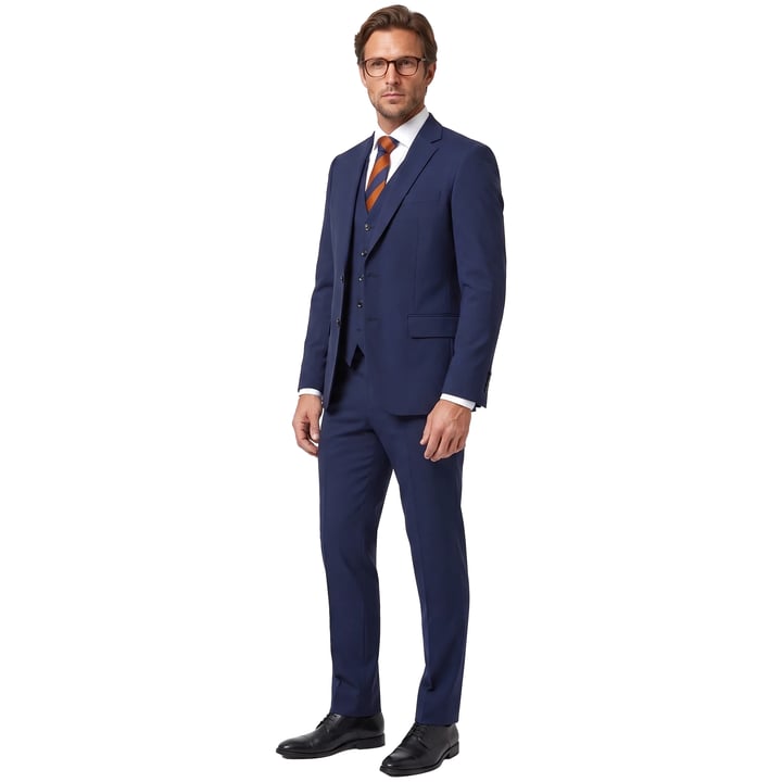 Kaufen Sie Henk ter Horst 3-teiliger Anzug mit Weste Blau für nur € 349,95 bei Henk ter Horst fashion