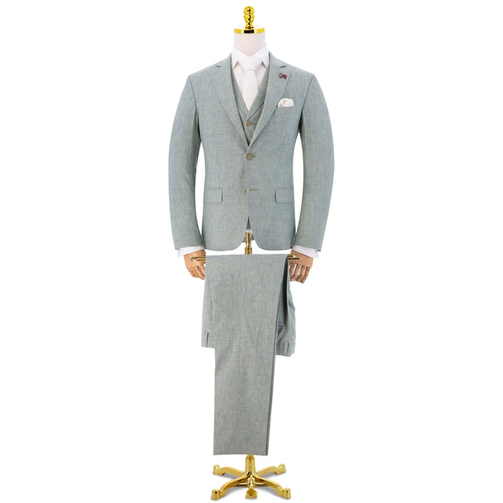 Kaufen Sie Atelier Torino 3-delig linnen kostuum  Groen für nur € 949,95 bei Henk ter Horst fashion