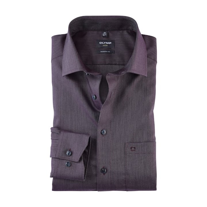Kaufen Sie Olymp Luxor modern fit katoen overhemd lange mouw Paars für nur 79,95 € bei Henk ter Horst fashion