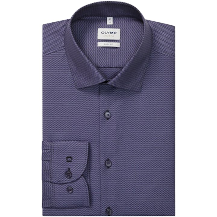 Kaufen Sie Olymp Level Five body fit lange mouw overhemd Paars für nur 79,95 € bei Henk ter Horst fashion