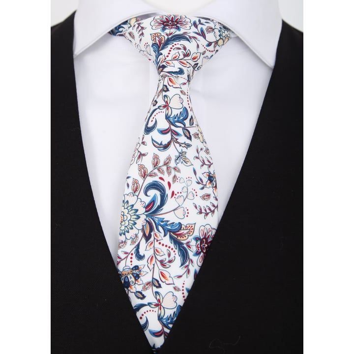 Kaufen Sie Henk ter Horst 100% katoenen stropdas met bloemen print Blauw für nur 39,95 € bei Henk ter Horst fashion