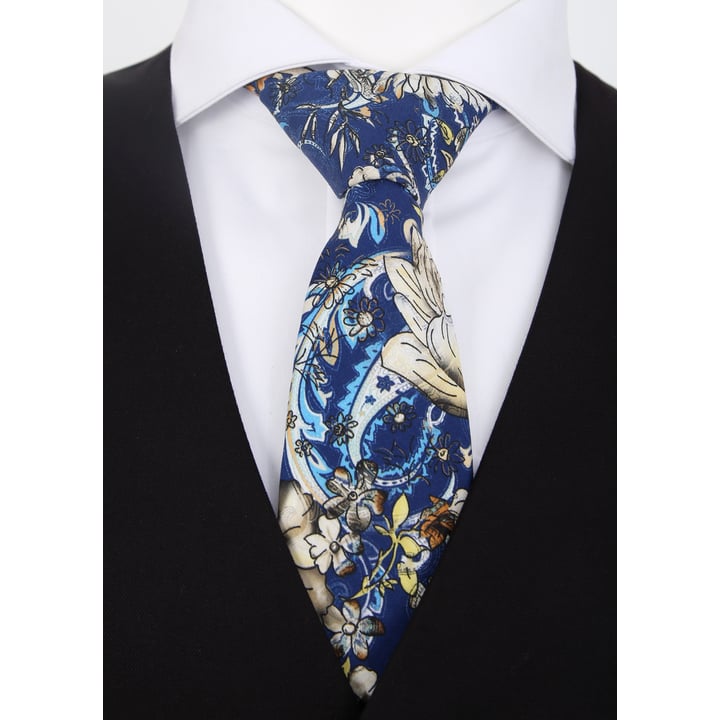 Kaufen Sie Henk ter Horst 100% katoenen stropdas met paisley bloemen print Donkerblauw für nur 39,95 € bei Henk ter Horst fashion