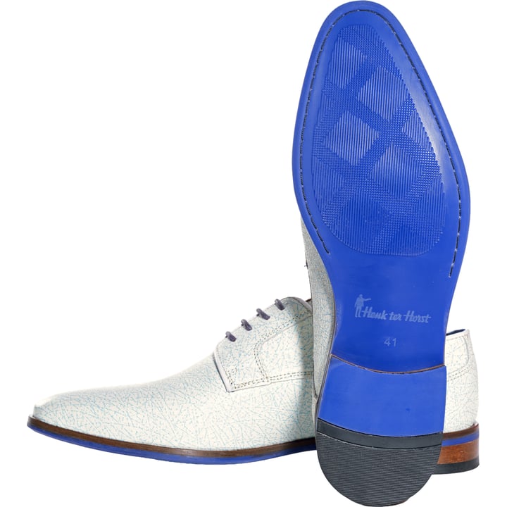 Kaufen Sie Henk ter Horst kalfslederen printschoen Lichtblauw für nur 139,95 € bei Henk ter Horst fashion