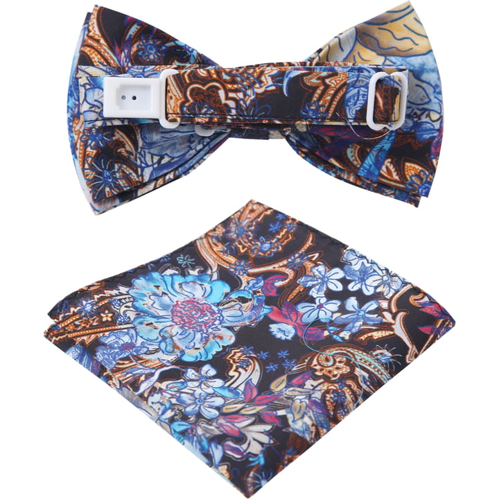 Kaufen Sie Henk ter Horst 100% katoenen vlinderstrik met bloemen paisley print Blauw für nur 39,95 € bei Henk ter Horst fashion