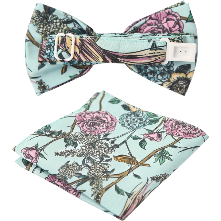 Kaufen Sie Henk ter Horst 100% katoenen vlinderstrik met takken bloemen vogel print Roze für nur 39,95 € bei Henk ter Horst fashion