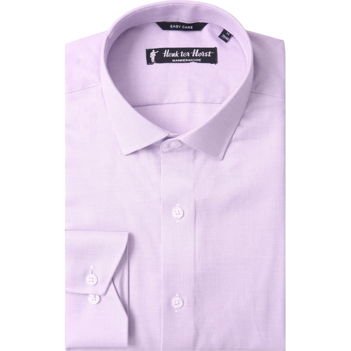 Kaufen Sie Henk ter Horst Businesshemd Lila | 100% Baumwolle | Easy Care | Kent-Kragen für nur 79,95 € bei Henk ter Horst fashion