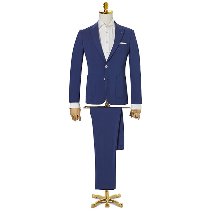 Kaufen Sie Henk ter Horst Super Stretch Baukasten Anzug Slim Fit Trikot Tinte blau für nur 199,90 € bei Henk ter Horst fashion