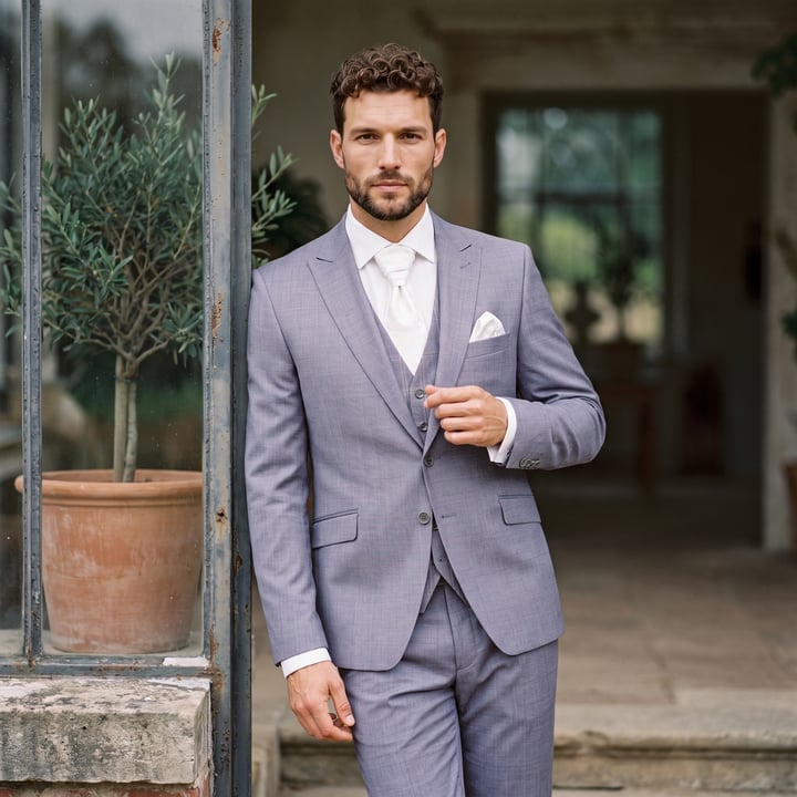 Kaufen Sie Wilvorst 3-teiliges Hochzeitsanzug Green Wedding für nur € 799,95 bei Henk ter Horst fashion