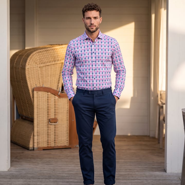 Kaufen Sie Olymp Luxor Business Hemd in moderner Passform mit Fuchsia für nur € 52,46 bei Henk ter Horst fashion