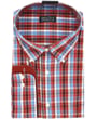 GCM Originals Hemd Rot Blau Karomuster