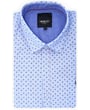 Twinlife Langarmshirt mit Kreuzdruck Hellblau