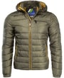 Kaufen Sie Sea Barrier Steppjacke mit abzippbarer Kapuze Dunkelgrün für nur € 169,95 bei Henk ter Horst fashion
