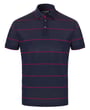 Kaufen Sie Sea Barrier heren poloshirt gestreept met korte mouwen Donkerblauw für nur 39,95 € bei Henk ter Horst fashion