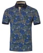 Kaufen Sie Baileys 100% katoen herenpolo korte mouw bloemenprint Blauw für nur 79,95 € bei Henk ter Horst fashion