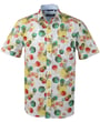 Kaufen Sie Henk ter Horst 100% katoenen printoverhemd korte mouw waterverf stenen Wit für nur 79,95 € bei Henk ter Horst fashion